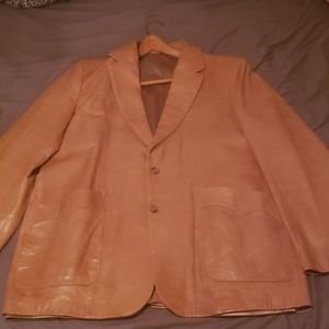 Scully lamb leather blazer